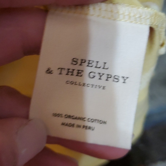 NWT Spell White Sands Organic Tee Dress - Picture 7 of 10